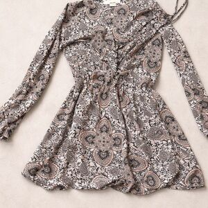 Paisley Print Romper Shorts